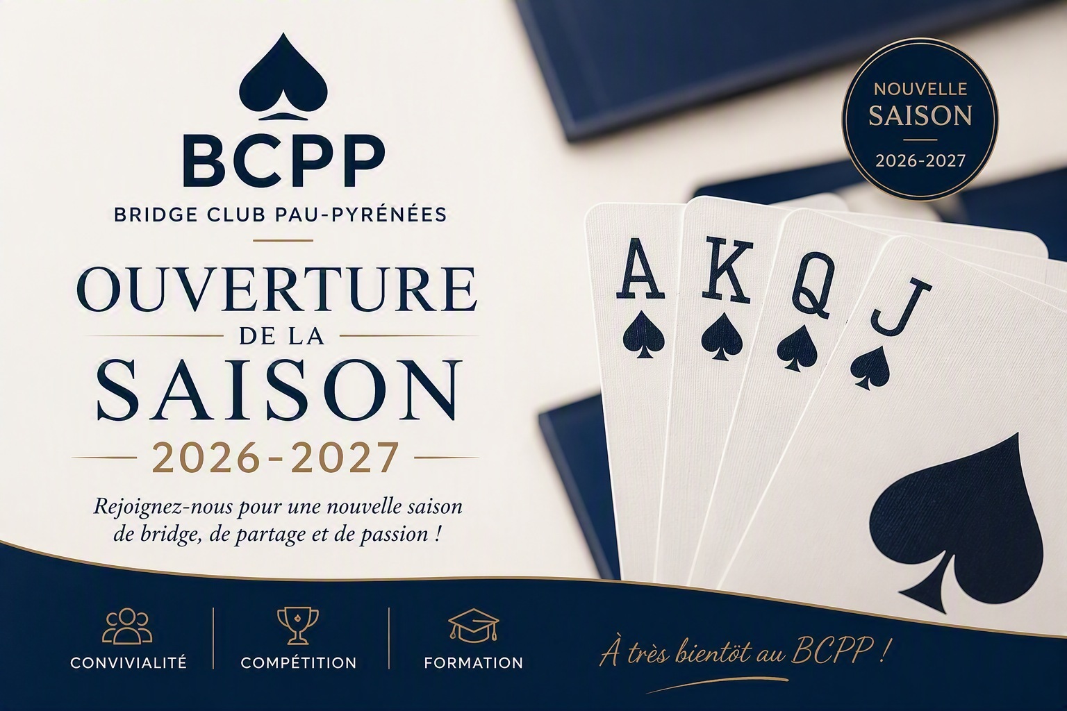 Ouverture de la saison 2026-2027