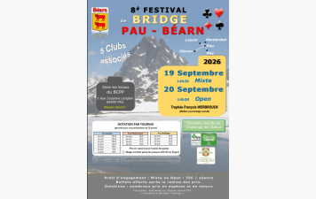 FESTIVAL DE BRIDGE PAU-BÉARN